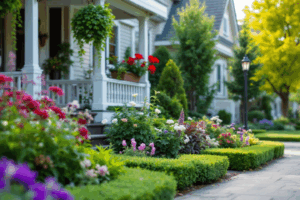 you're walking through a neighborhood and notice a beautifully kept garden.