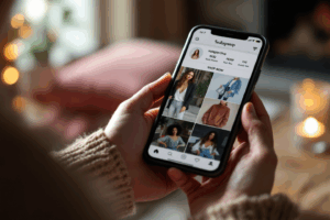 A curated collection page on Instagram Shop