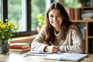 Think about learning English or helping someone improve their communication skills.