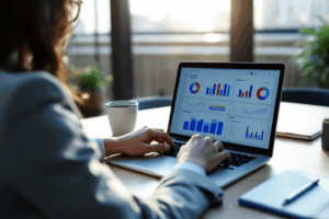 You're preparing a report for a client 