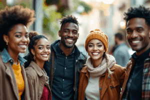 diverse group of people