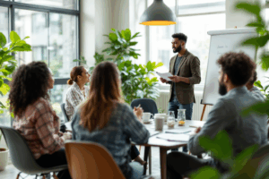 A small business workshop in progress