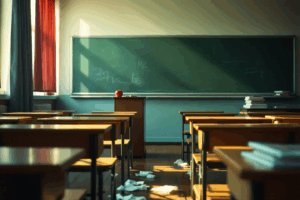 Imagine you're sitting in a classroom