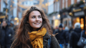 a young adult woman living in london