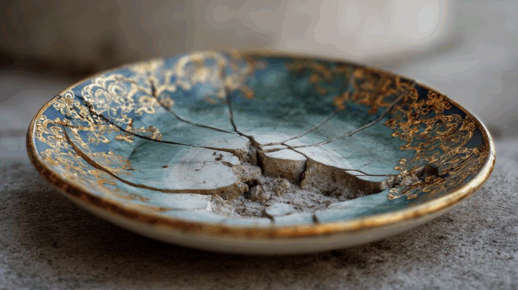 u1249261285_broken_plate_--ar_169_--v_7_2453051a-dee6-41eb-b205-8e4b6a1c0d3e_0