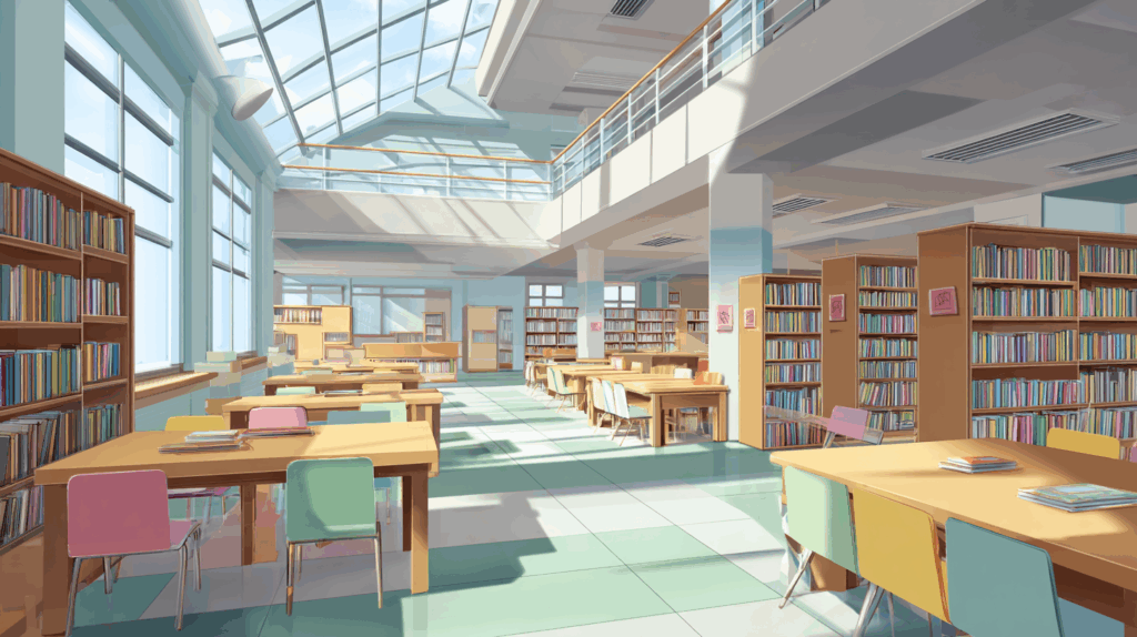 u1249261285_empty_bright_school_library_pictures_--ar_169_--v_6f7ae62e-83c2-42a1-83b5-ffd6cf1b3865_3